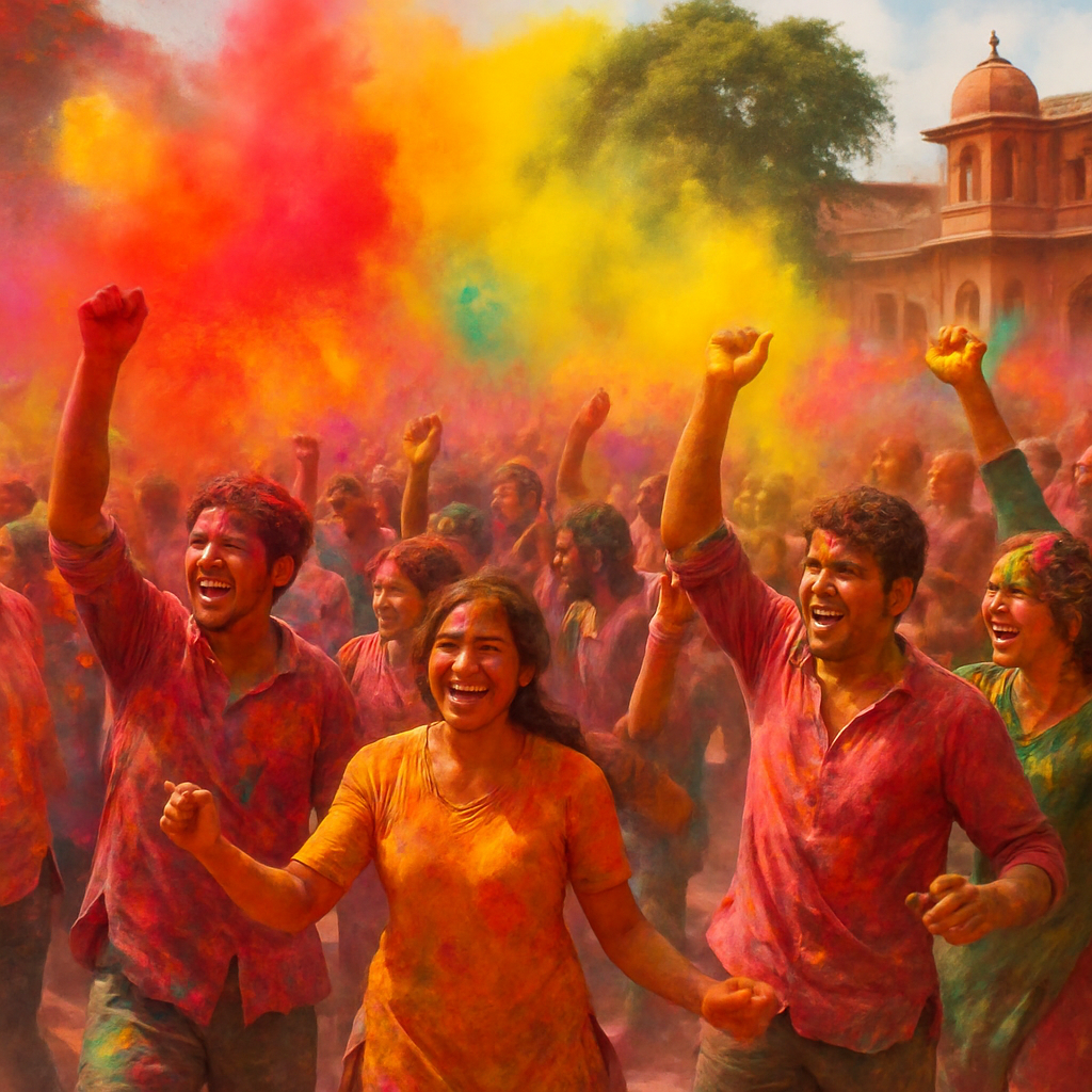 Holi Festival India Paint by diamonds art