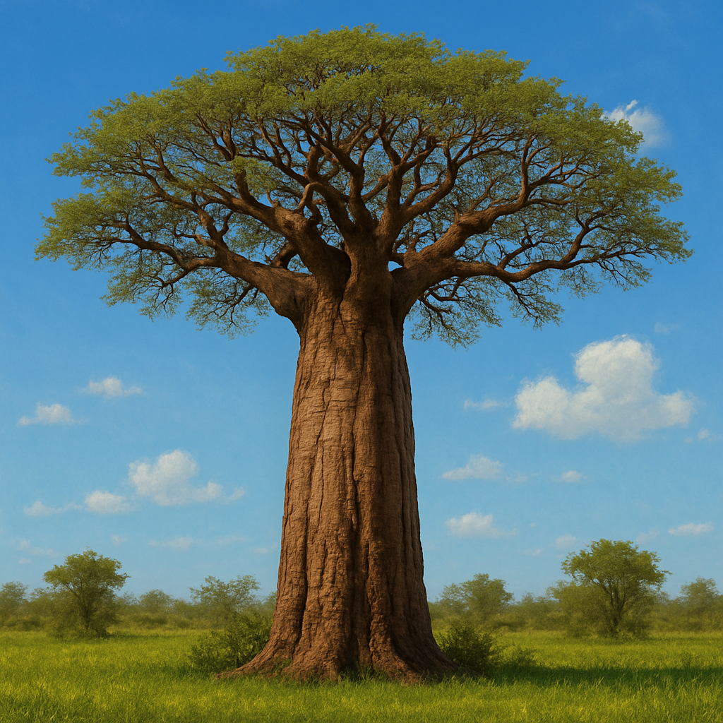 Baobab Tree Madagascar diamonded painting kits