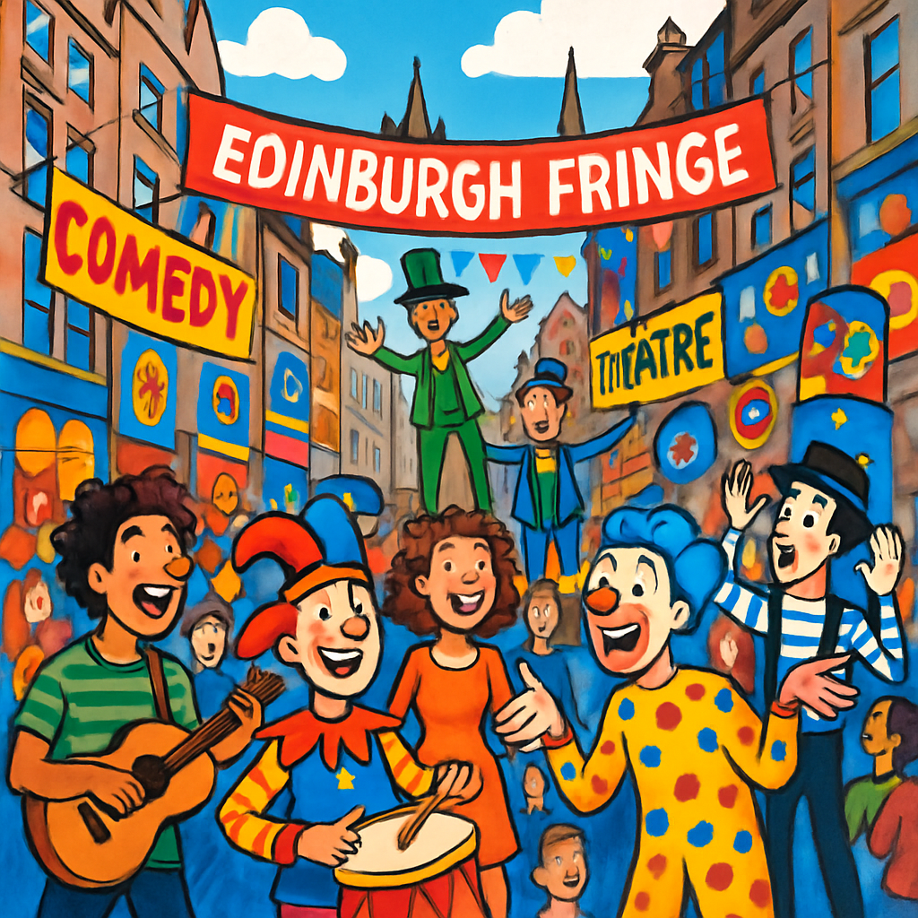 Edinburgh Fringe Festival Scotland Paint by diamonds art