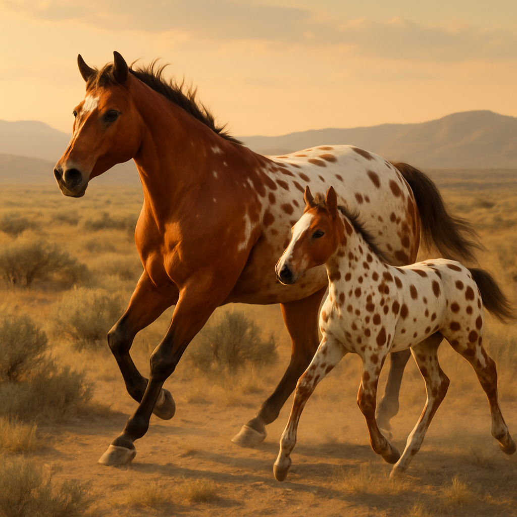 Appaloosa Horse United States paint by color