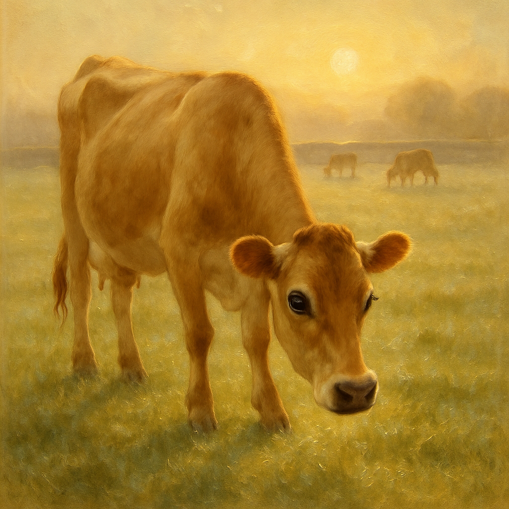Jersey Cattle - Jersey Island paint by diamond