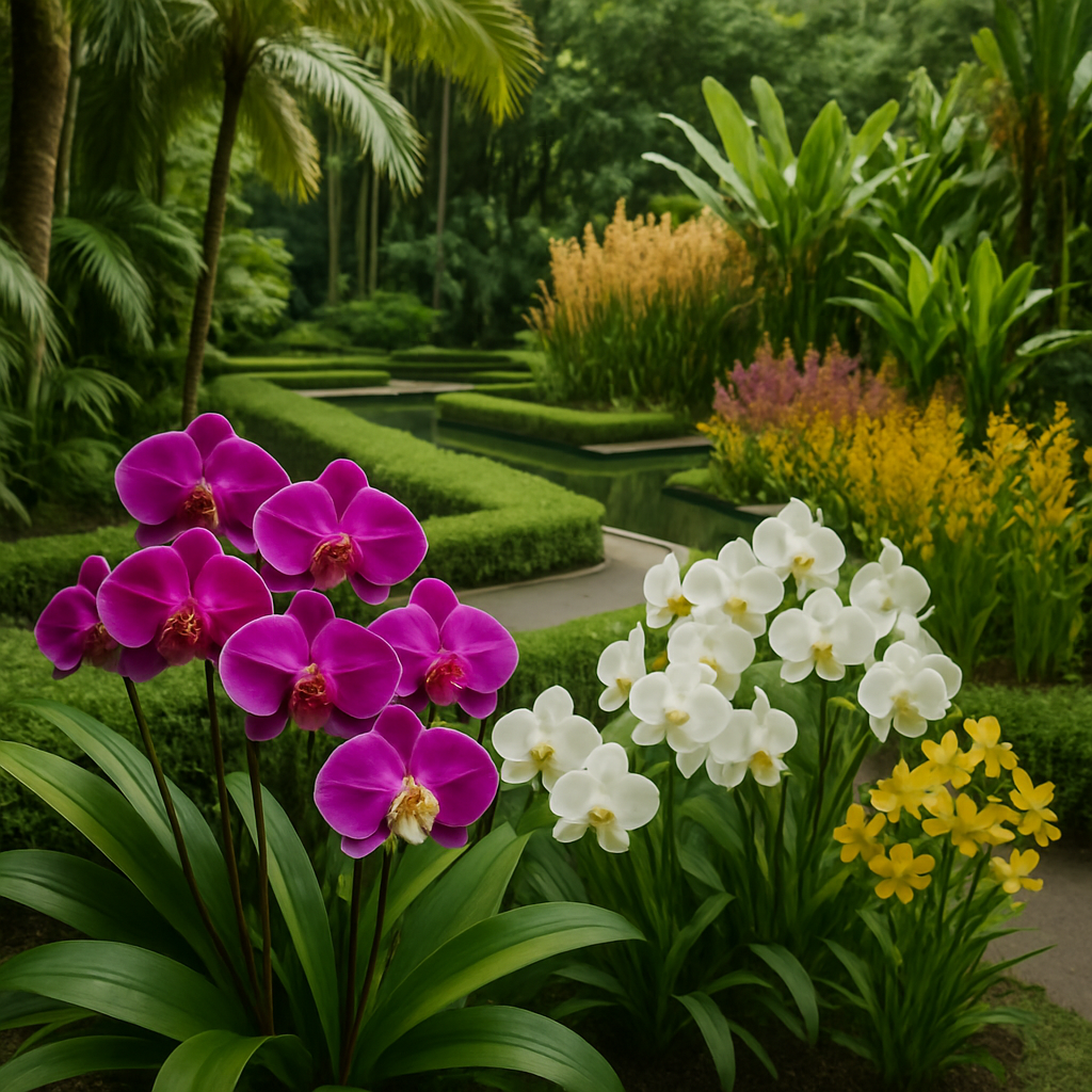Singapore Botanic Gardens Paint by diamonds art