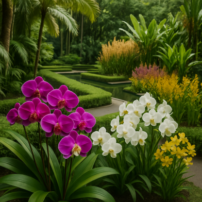 Singapore Botanic Gardens Paint by diamonds art