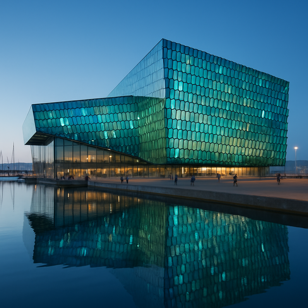 Harpa Concert Hall And Conference Centre diamond painting