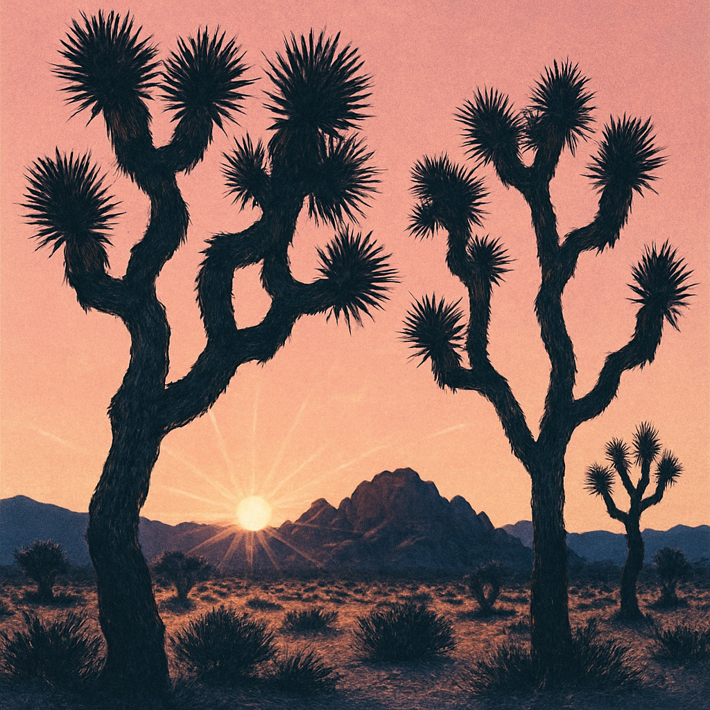 Joshua Tree Yucca Brevifolia paint by diamonds