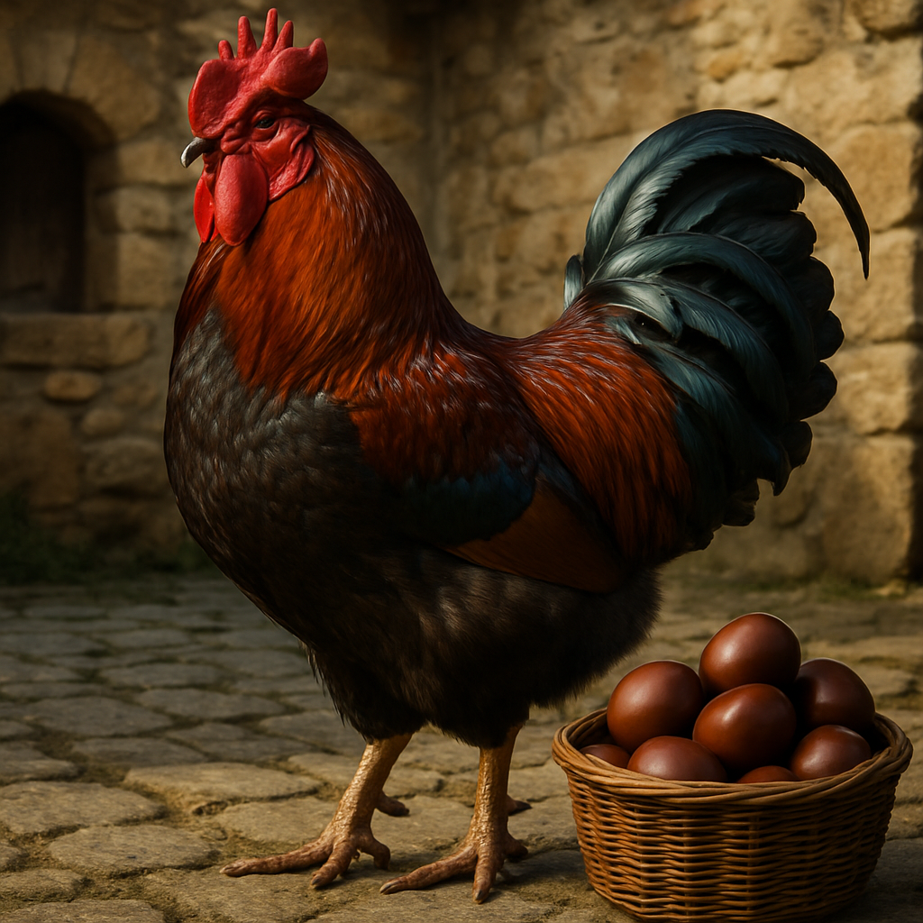 Marans Chicken - France painting diamond kit