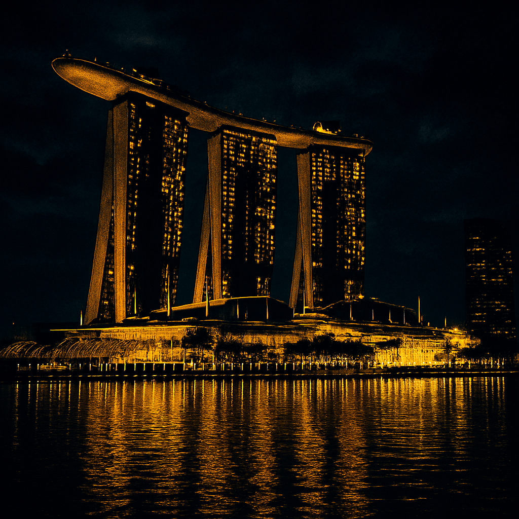 The Marina Bay Sands painting diamond kit