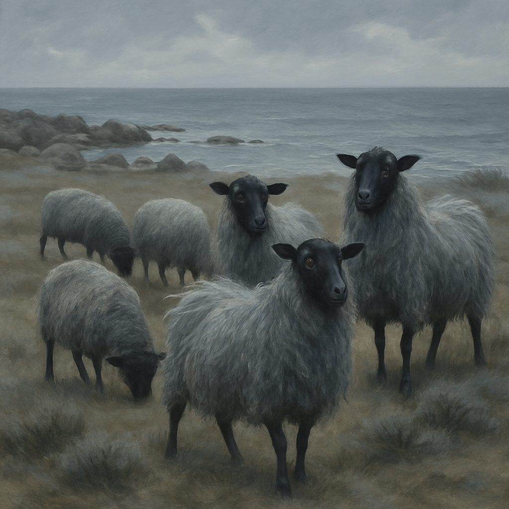 Gotland Sheep - Sweden Paint by diamonds kits