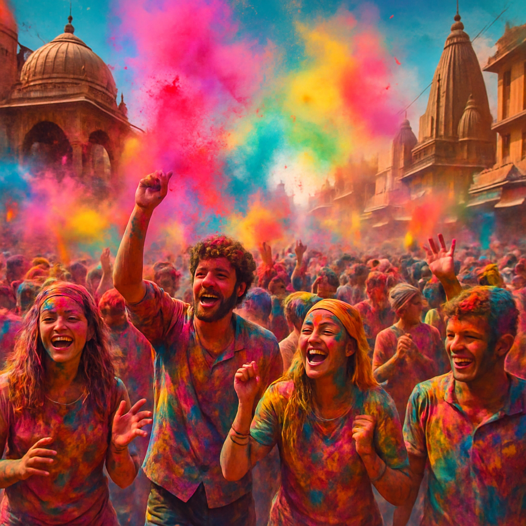Holi Festival diamond painting