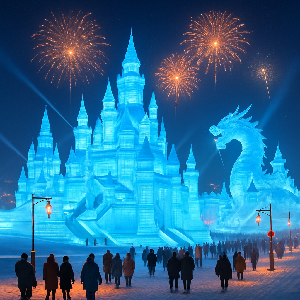 Harbin Ice And Snow Festival Harbin painting diamond kit