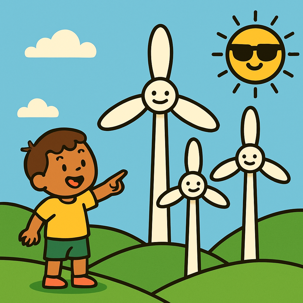 Wind Farm Classroom DIY paint by diamonds