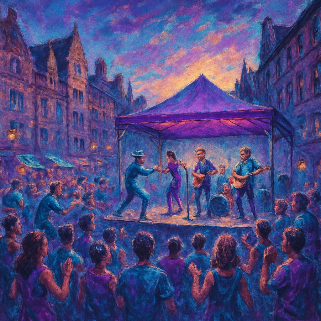 Edinburgh Festival Fringe Scotland DIY paint by diamonds