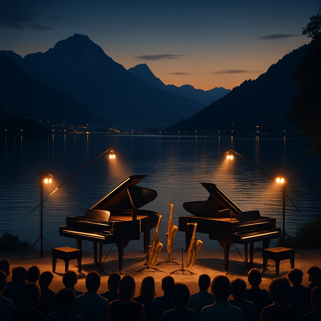 Montreux Jazz Festival Switzerland diamonded painting kits