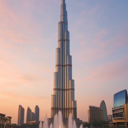 Burj Khalifa Dubai United Arab Emirates painting diamond kit