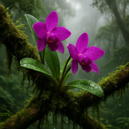 Monteverde Cloud Forest Orchid Collection Costa Rica Paint by diamonds kits