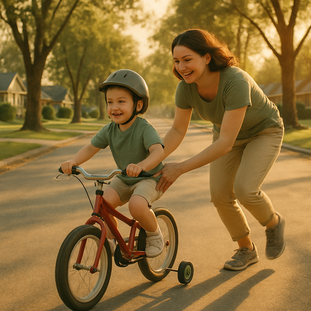 First Bicycle Ride And Quiet Triumph painting diamond kit