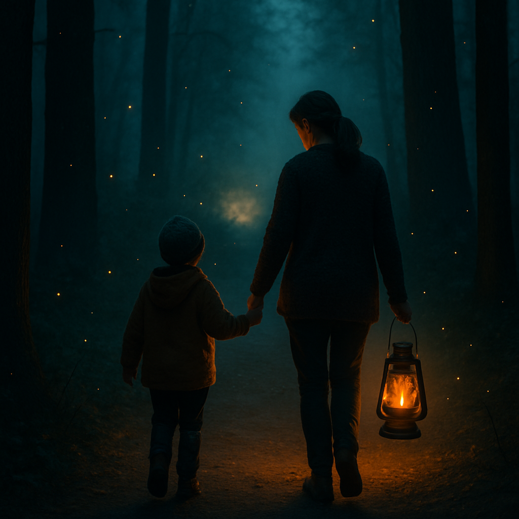 Guiding Lantern Illuminating The Path Of Togetherness paint by diamond