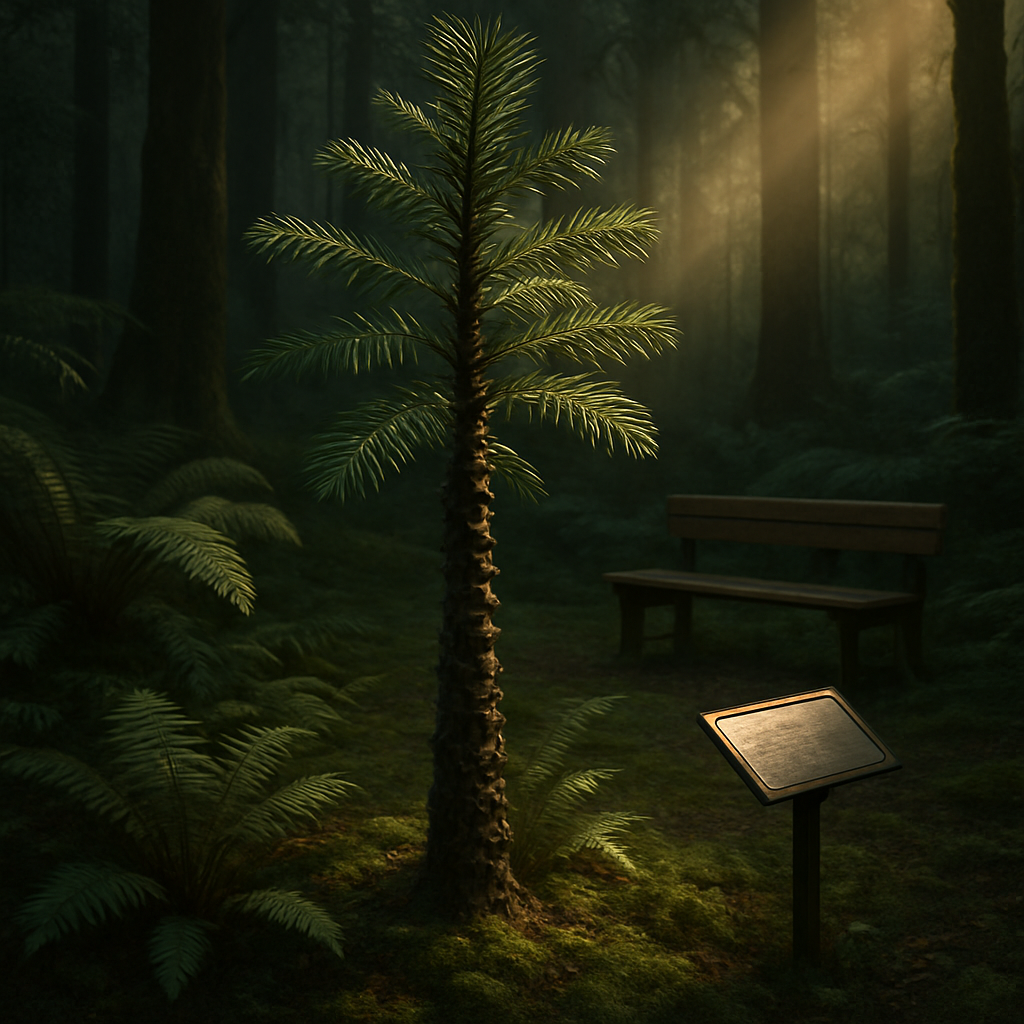 Wollemi Pine Wollemia Nobilis In Conservation Arboretum paint by diamond