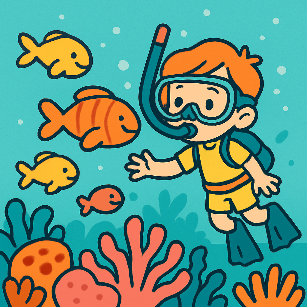 Coral Reef Underwater World paint by color