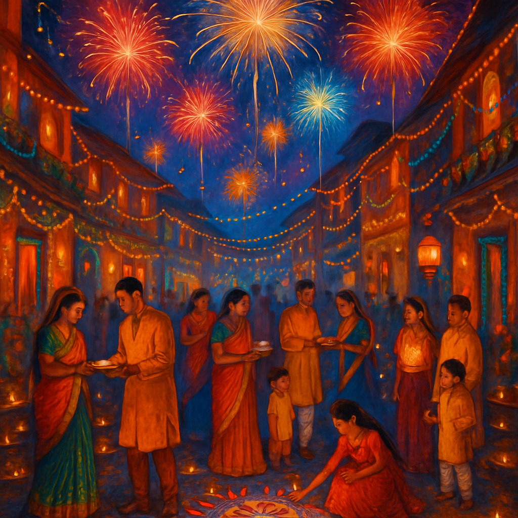 Diwali Festival Of Lights Paint by diamonds kits