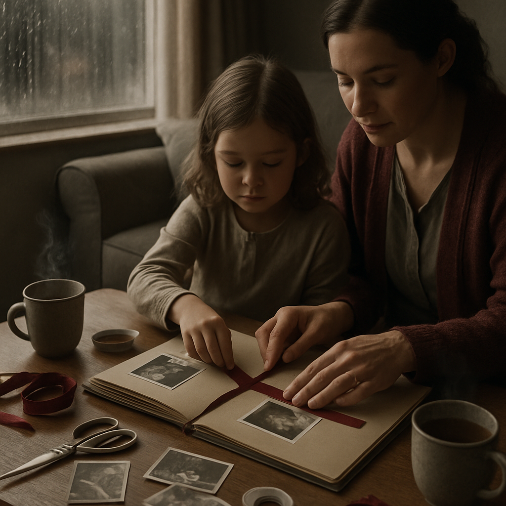 Patchwork Memories On Rainy Afternoons diamond painting