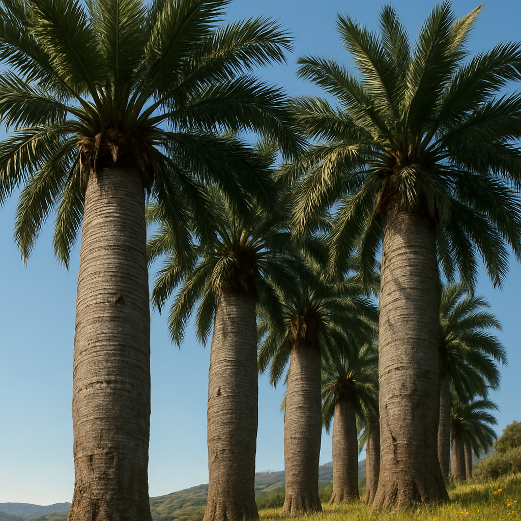 Chilean Wine Palm Jubaea Chilensis Chile paint by diamonds