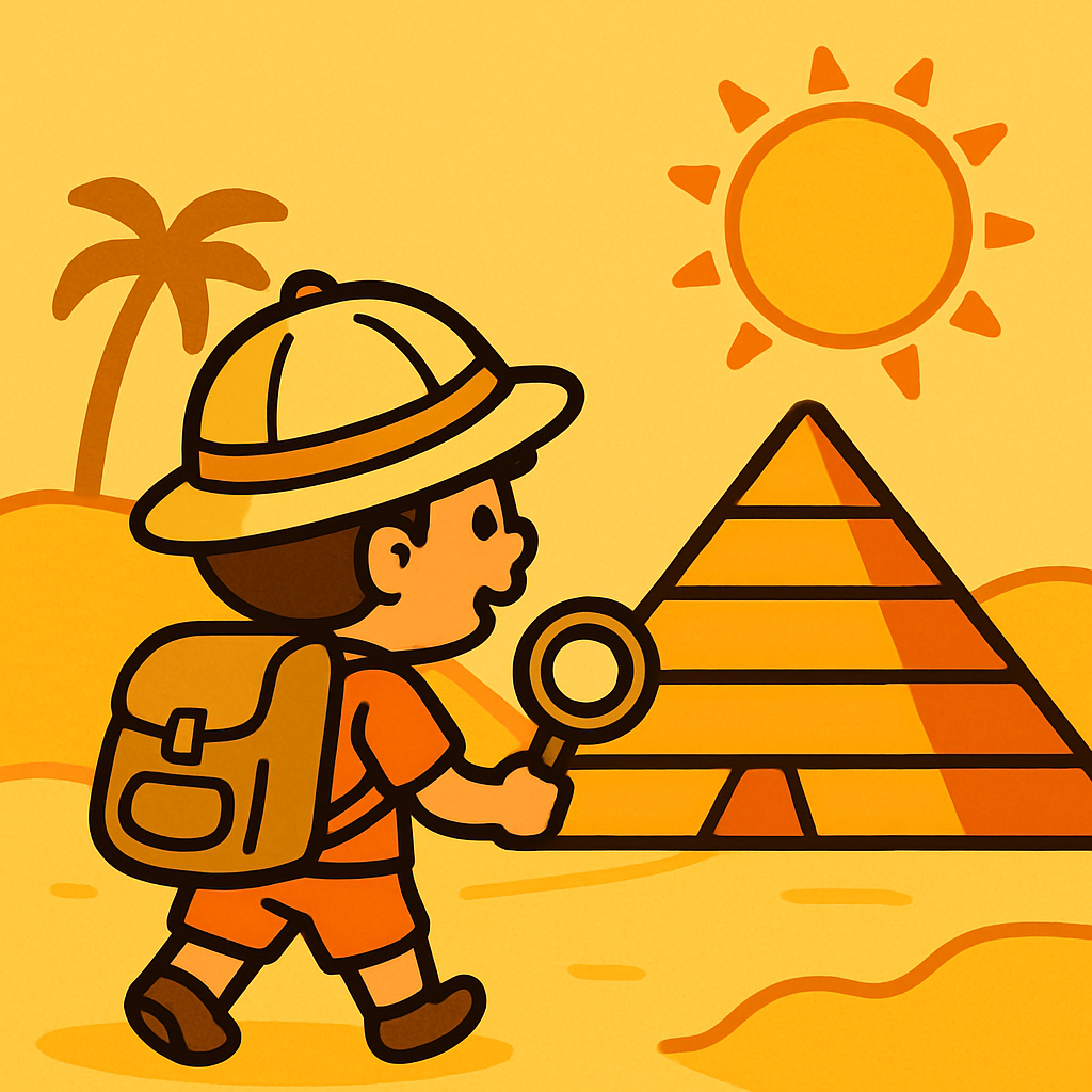 Great Pyramid Adventure painting diamond kit