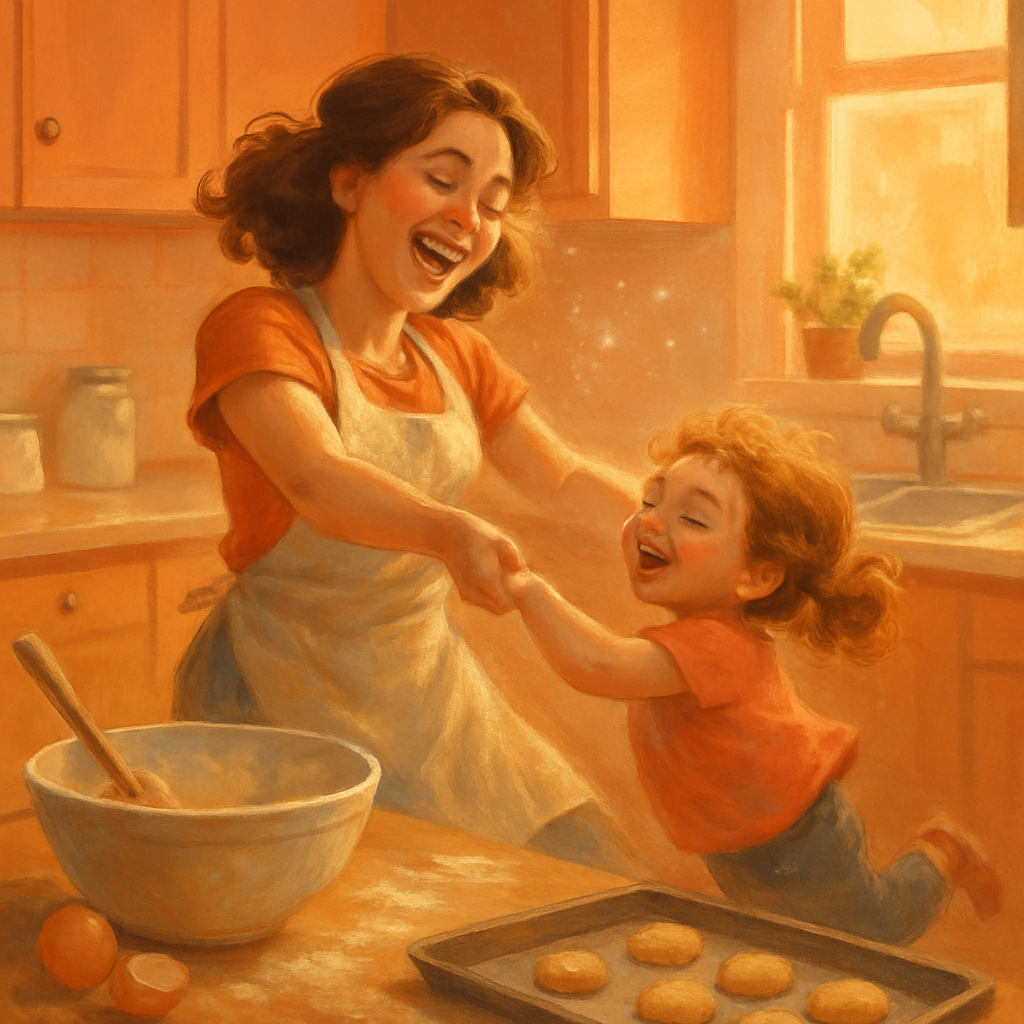 Apricot Kitchen Dance With Little Hands Paint by diamonds kits