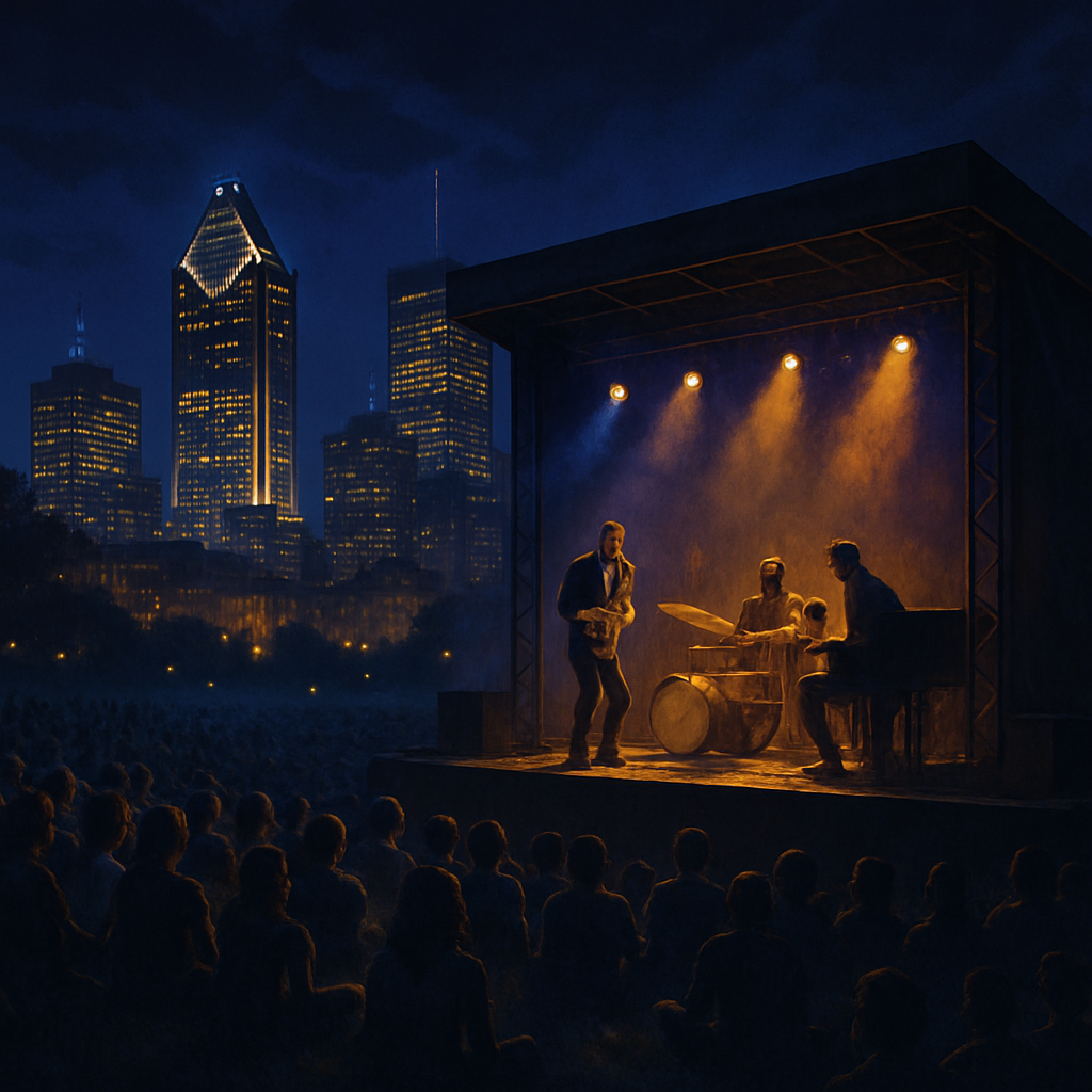 Montreal Jazz Festival Canada painting diamond kit