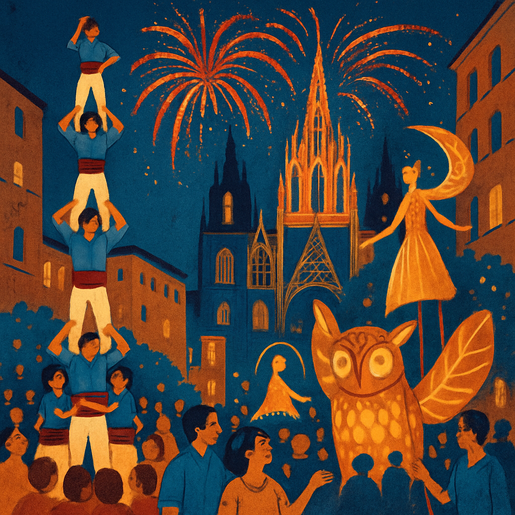 La Mercè Barcelona City Festival diamond painting