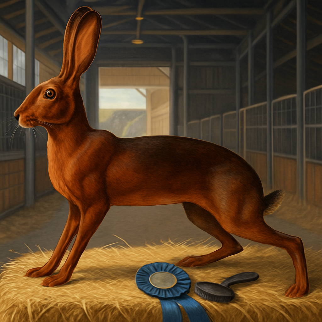 Belgian Hare Rabbit Paint by diamonds art