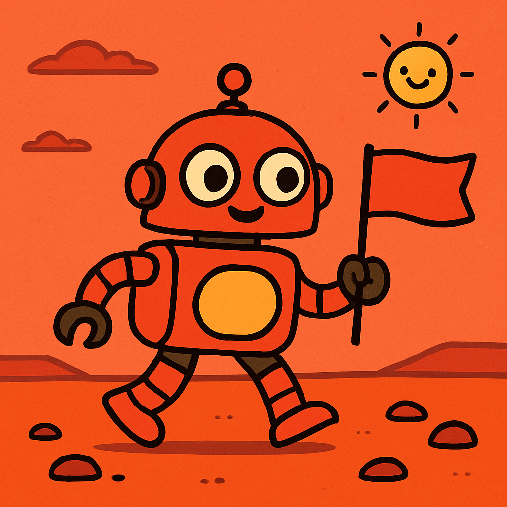Robot Explorer On Mars diamonded painting kits