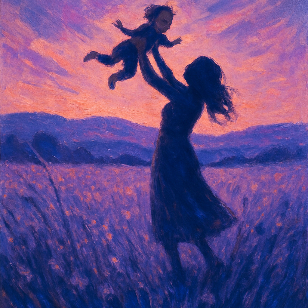 Twilight Dance In The Field paint by color