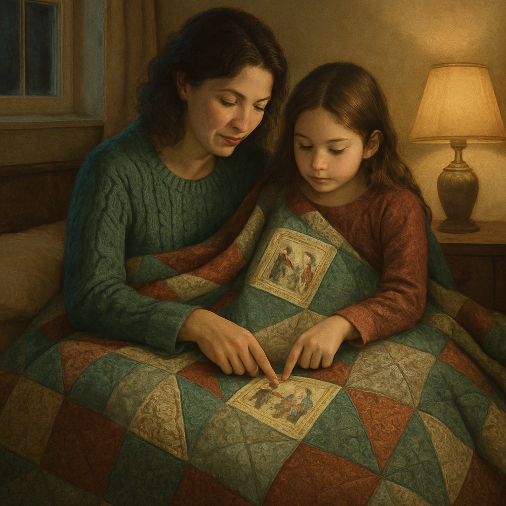 Heirloom Quilt Of Shared Memories diamond painting
