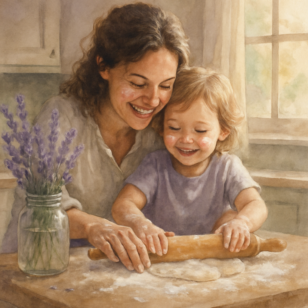 Whispers Of Lavender In The Kitchen paint by diamonds