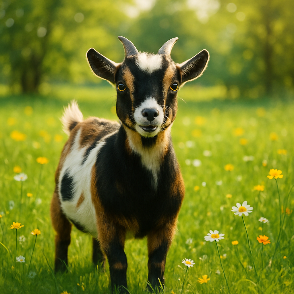 Nigerian Dwarf Goat Paint by diamonds art