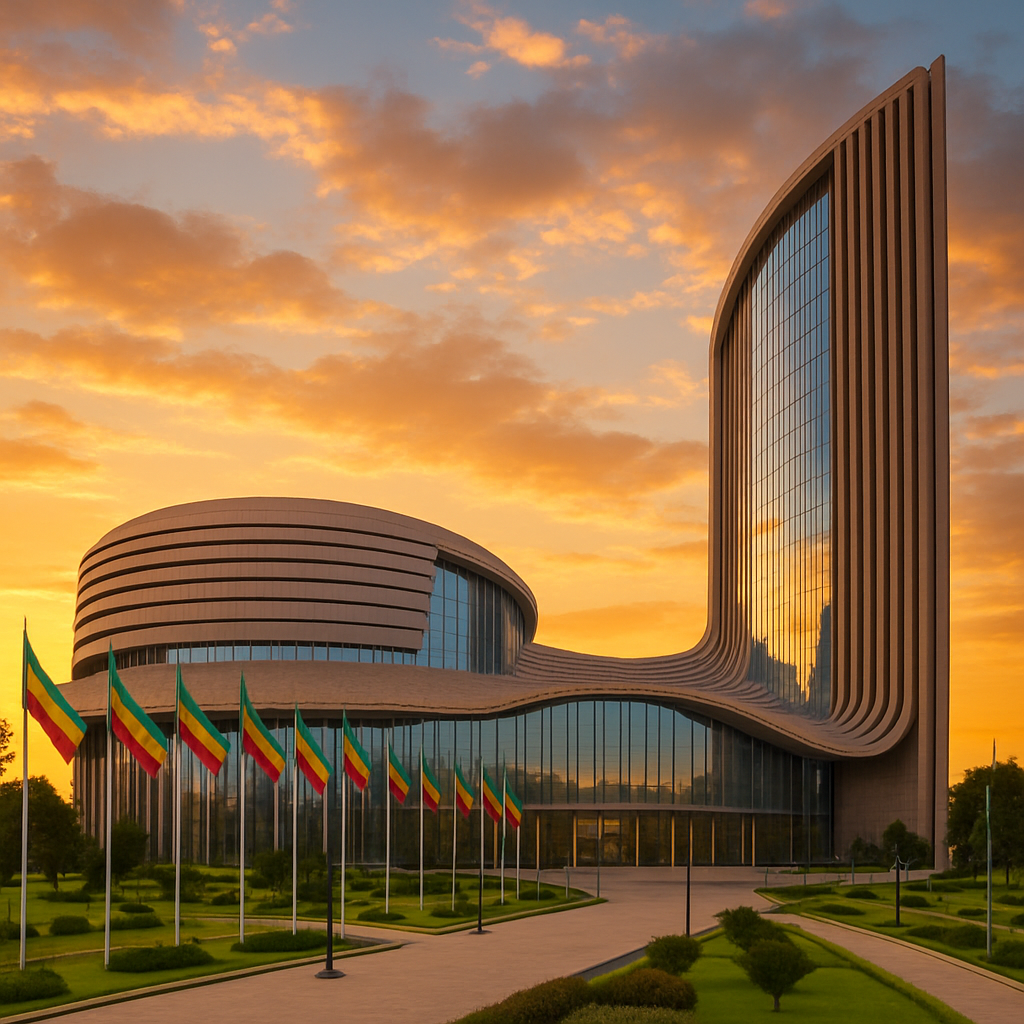 African Union Headquarters diamonded painting kits
