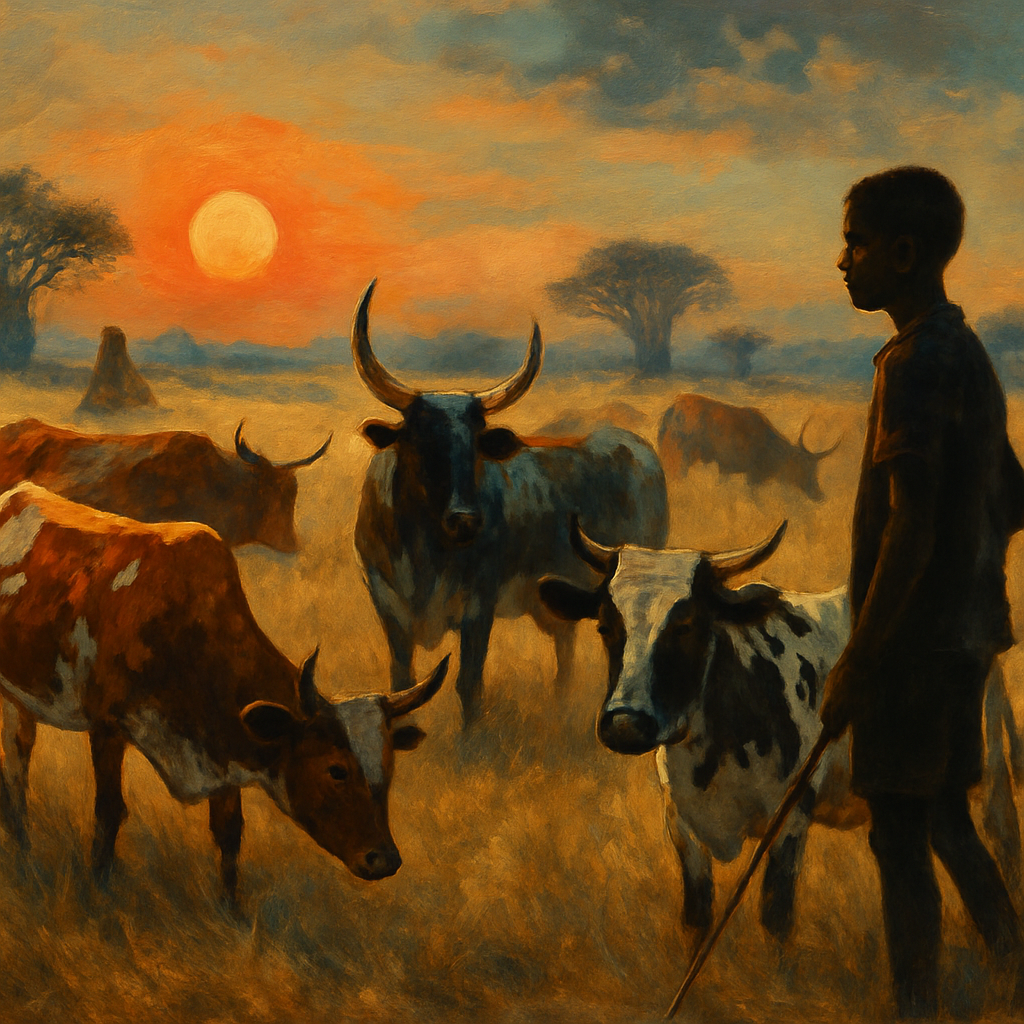 Nguni Cattle painting diamond kit