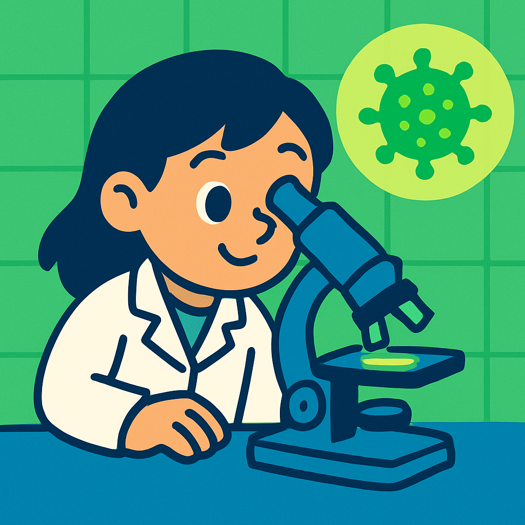 Curious Microbe Lab paint by diamond