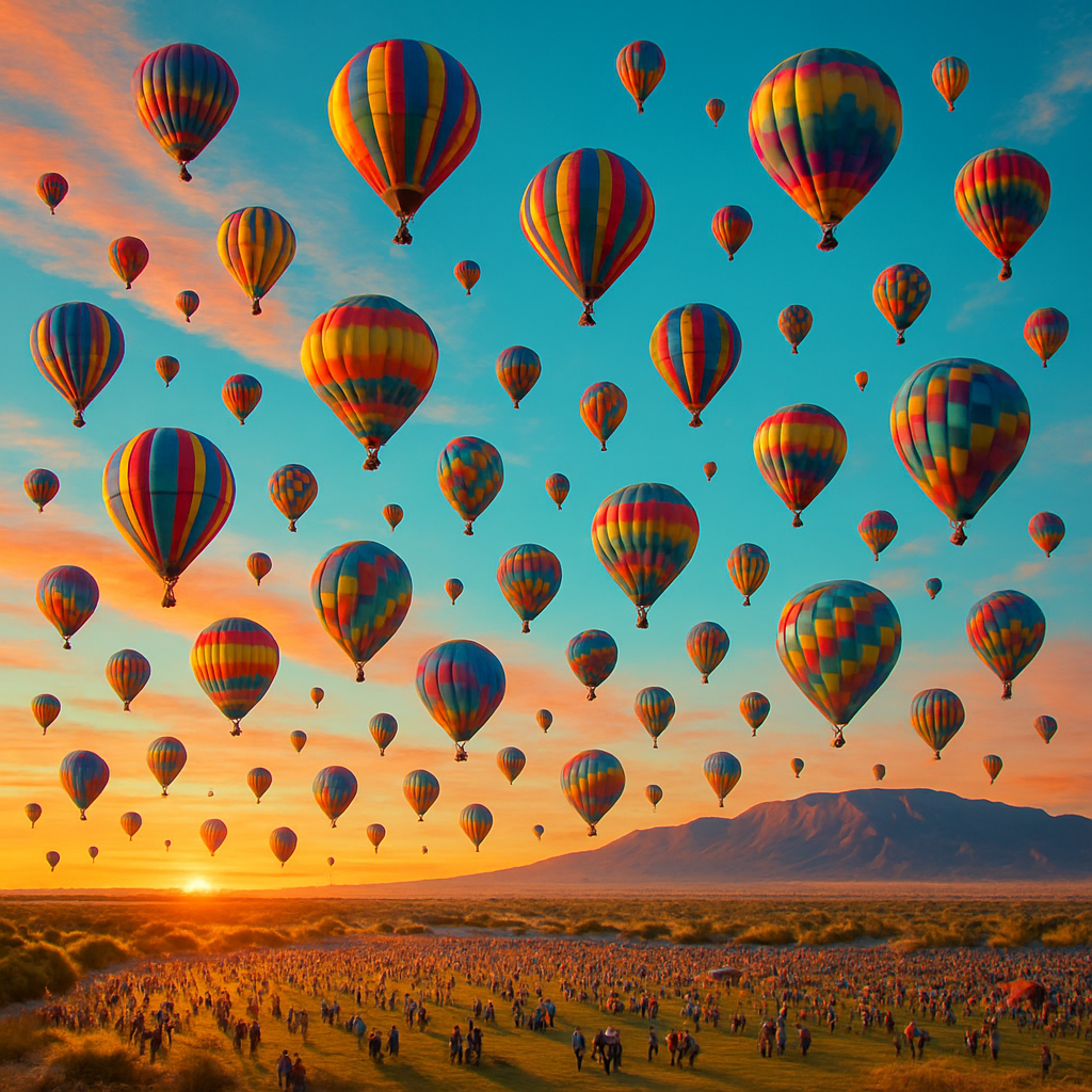 Albuquerque Balloon Fiesta paint by diamonds
