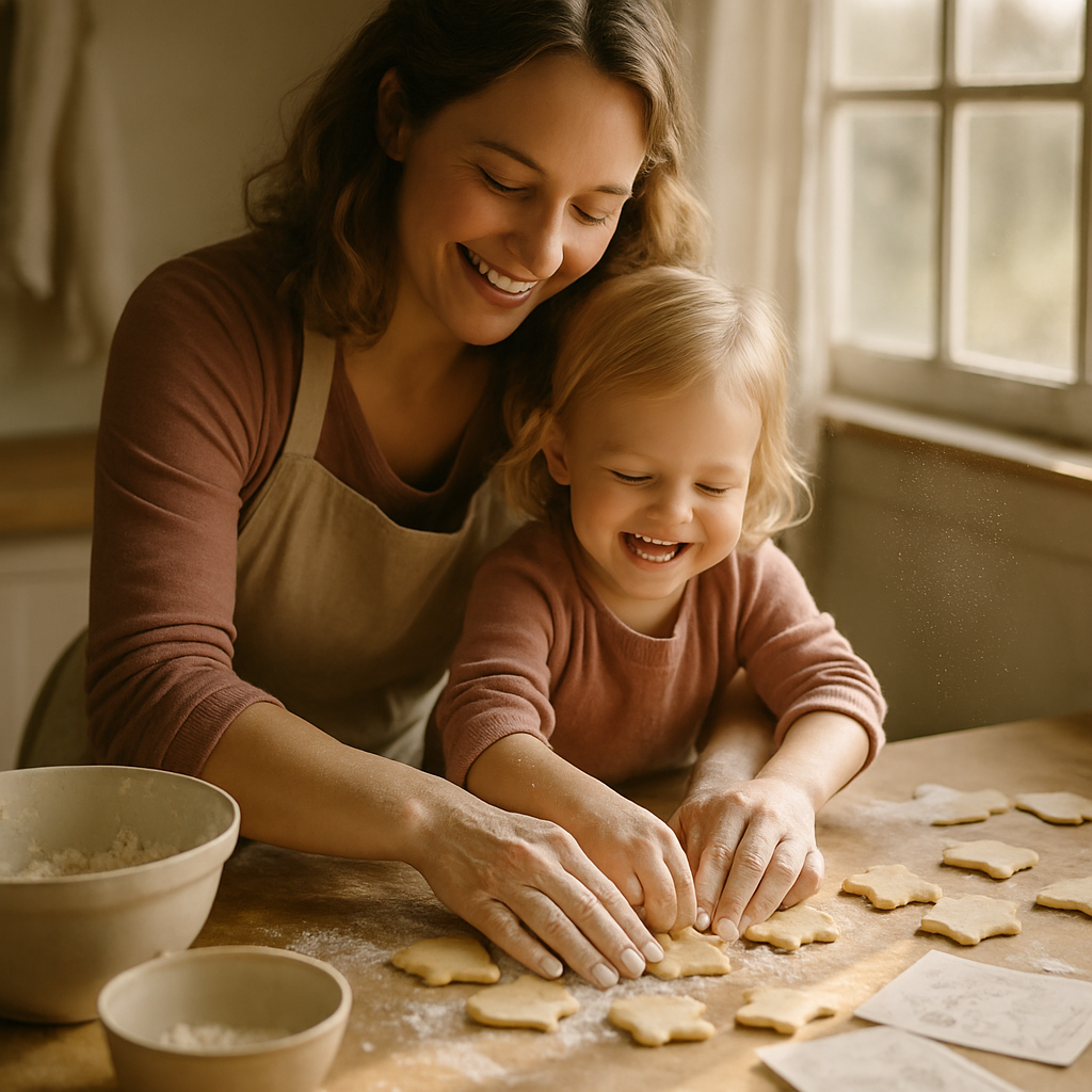 Heirloom Kitchen: Baking Laughter Together Paint by diamonds kits