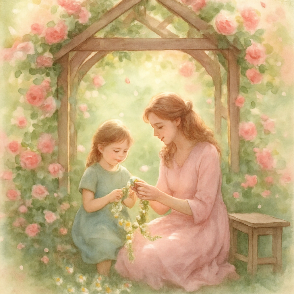 Petal Promise In The Garden Arbor diamonded painting kits