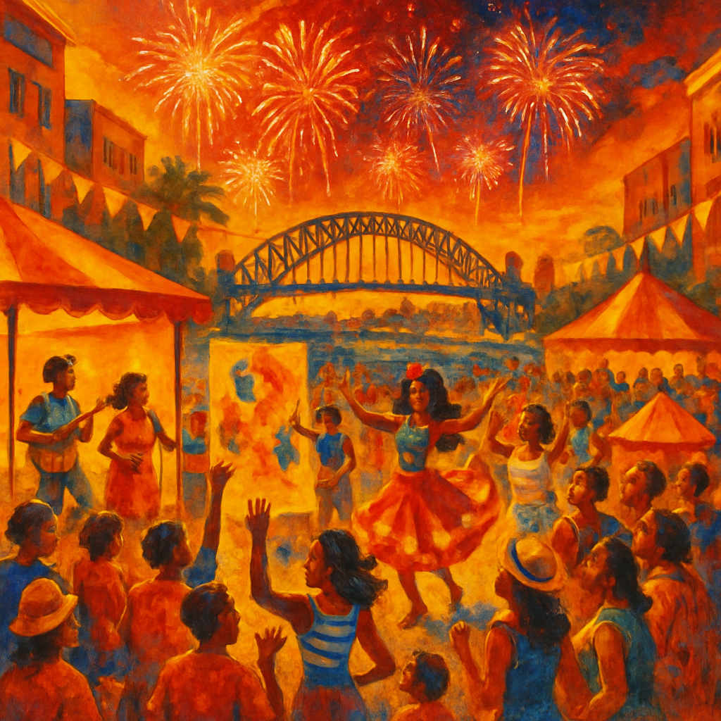 Sydney Festival Painting by diamonds kit