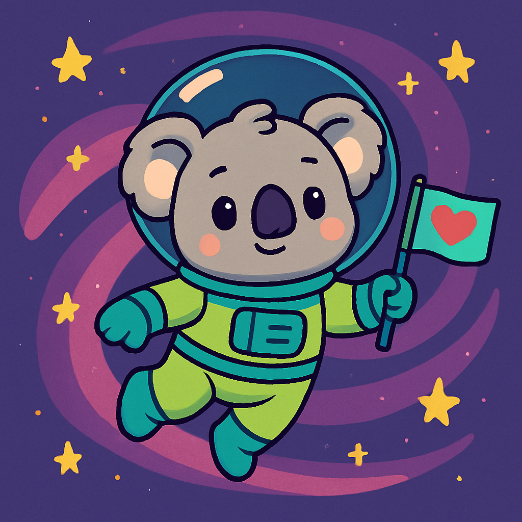 Space Explorer Koala Paint by diamonds art