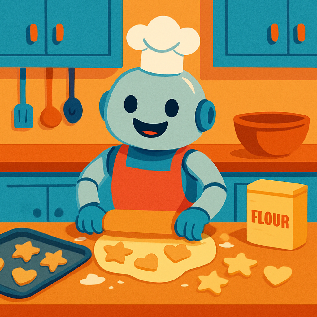 RoboChef Cooking Show Paint by diamonds art