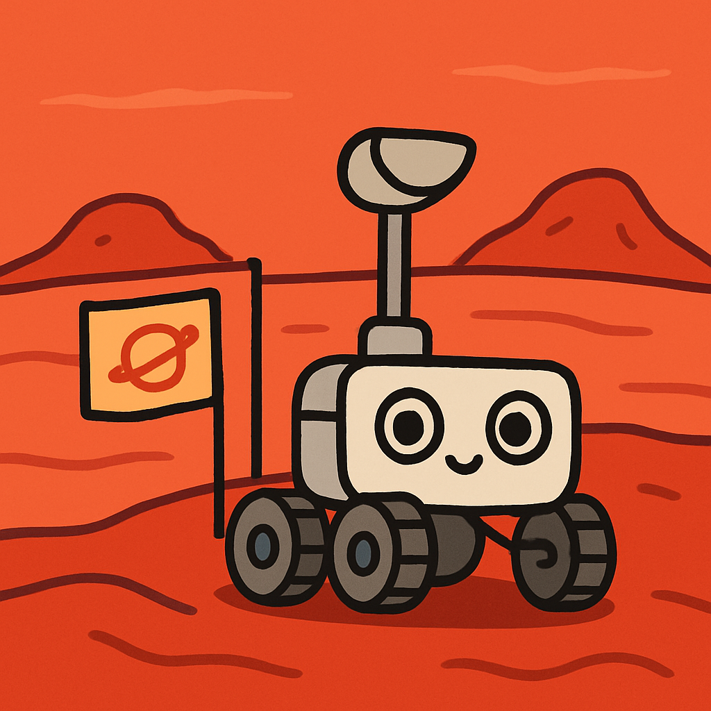 Robo Rover On Mars Paint by diamonds kits