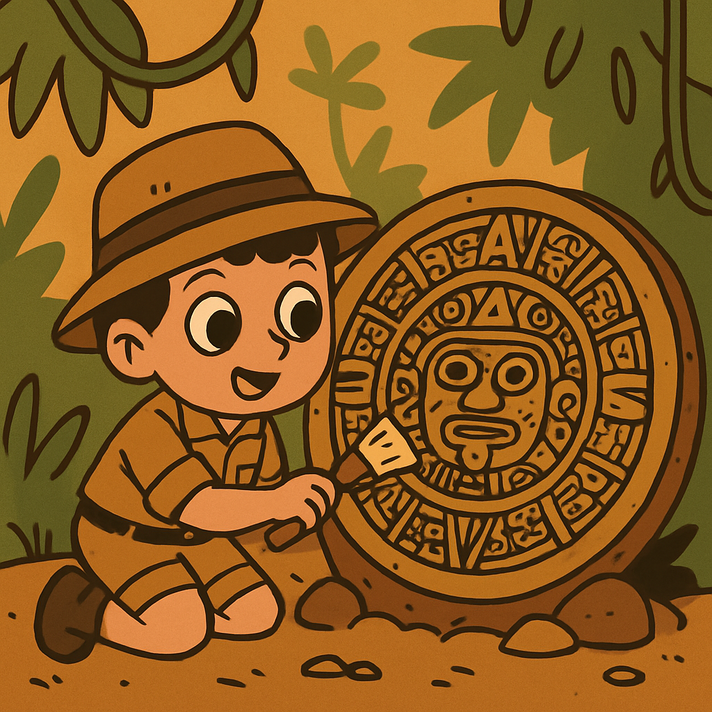 Ancient Maya Calendar Discovery painting diamond kit
