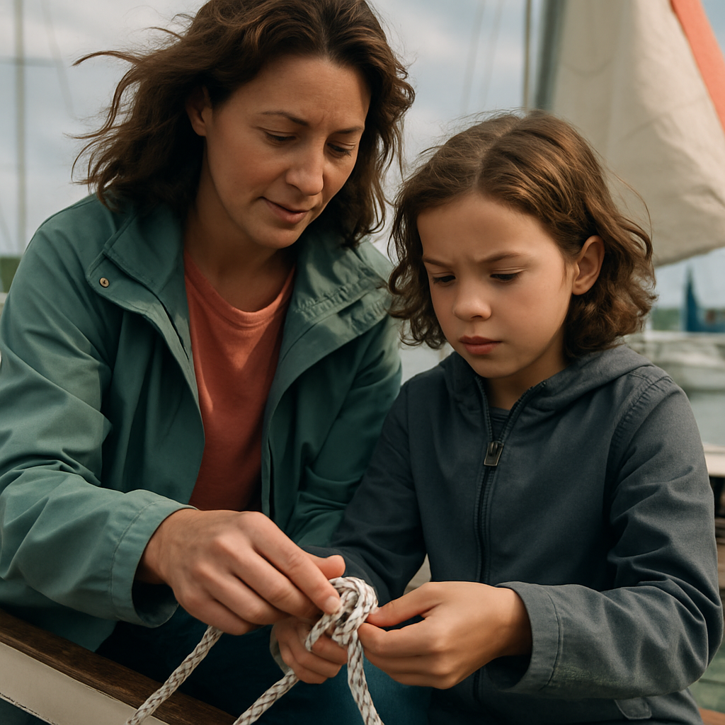 Harbor Of Hands: Teaching To Sail With Steady Touch DIY paint by diamonds