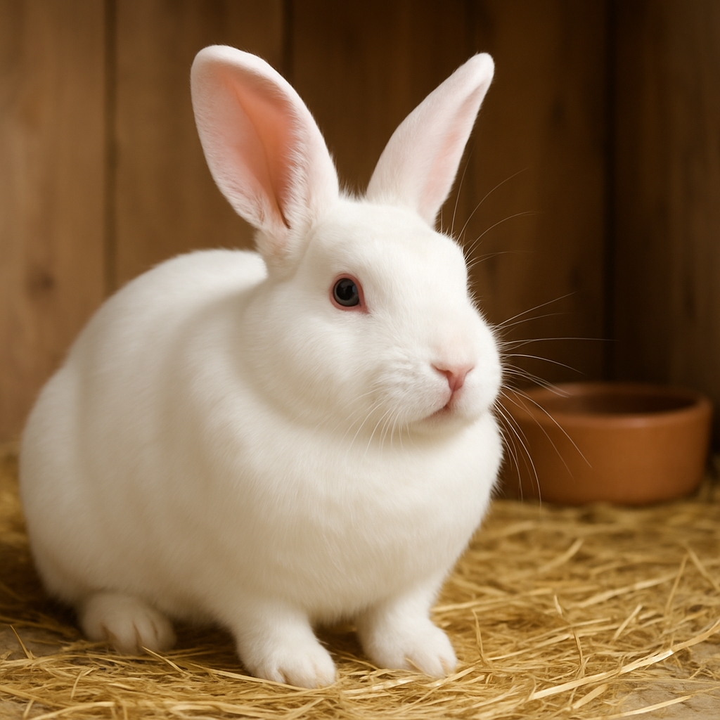 New Zealand White Rabbit United States Paint by diamonds kits