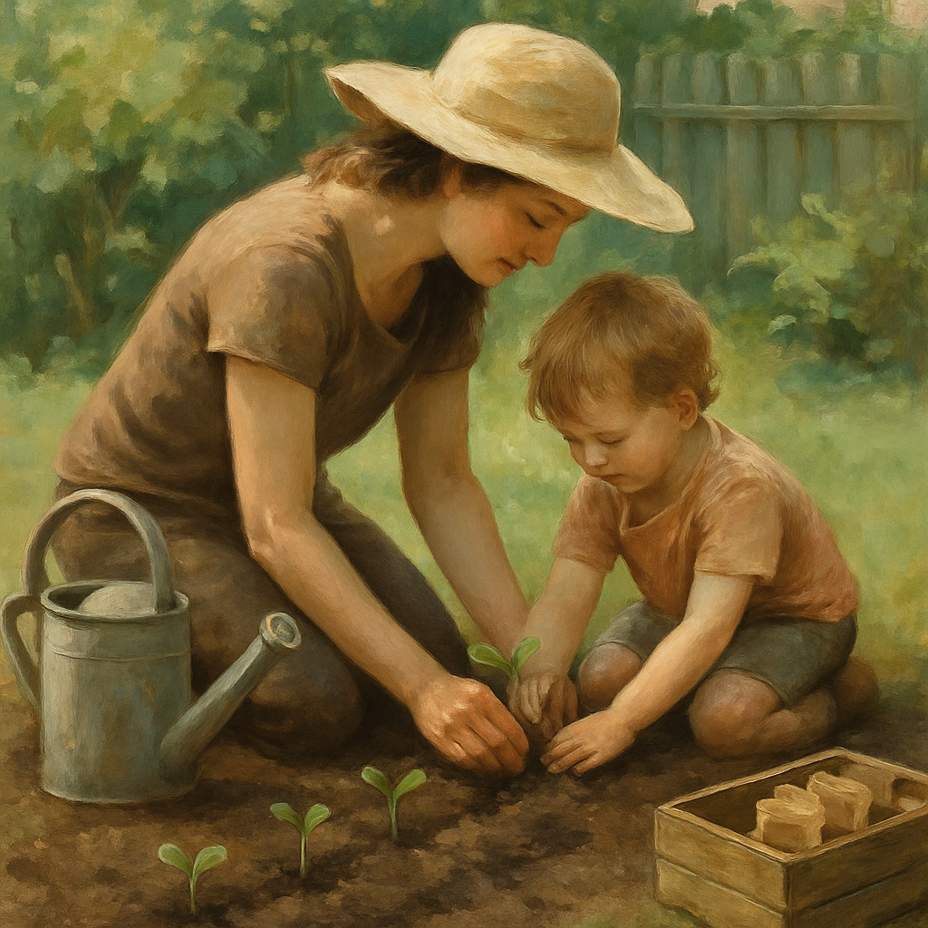 Garden Of Small Promises: Planting A Future Together diamond painting